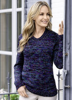Pullover aus Melangegarn 