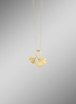 Eleganter Ginkgoblatt-Anh&auml;nger 
