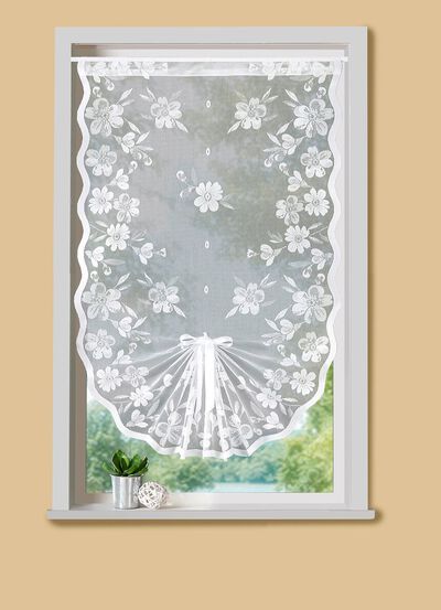 Schwalbenschwanz Blumenranke mit Stangendurchzug 