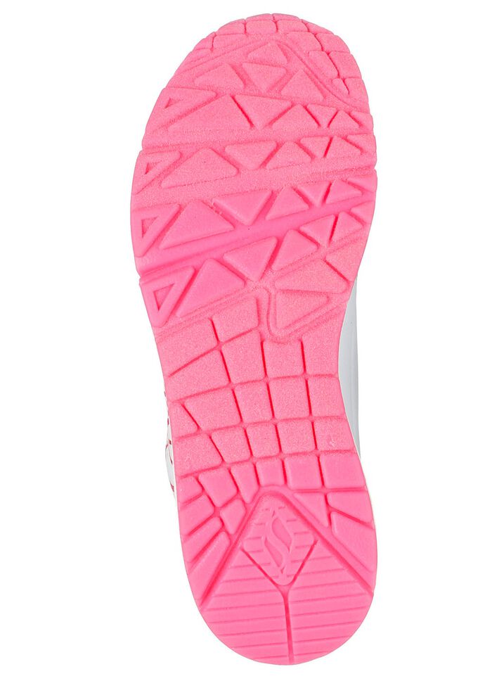 SKECHERS Schn&uuml;r-Sneaker mit niedlichen Herzchen bedruckt 