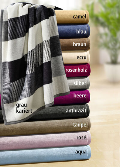 Kuschelig-weiche Schlafdecke Cotton Home 