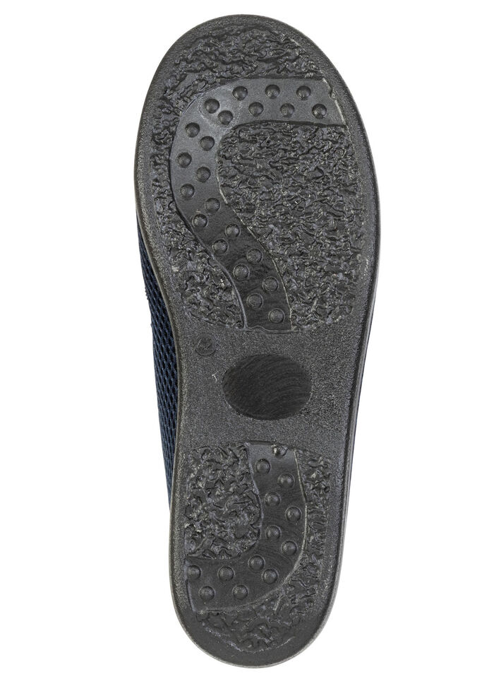 Bequeme Herren-Hausschuhe, Weite H, mit anatomisch geformtem Fussbett MARINE