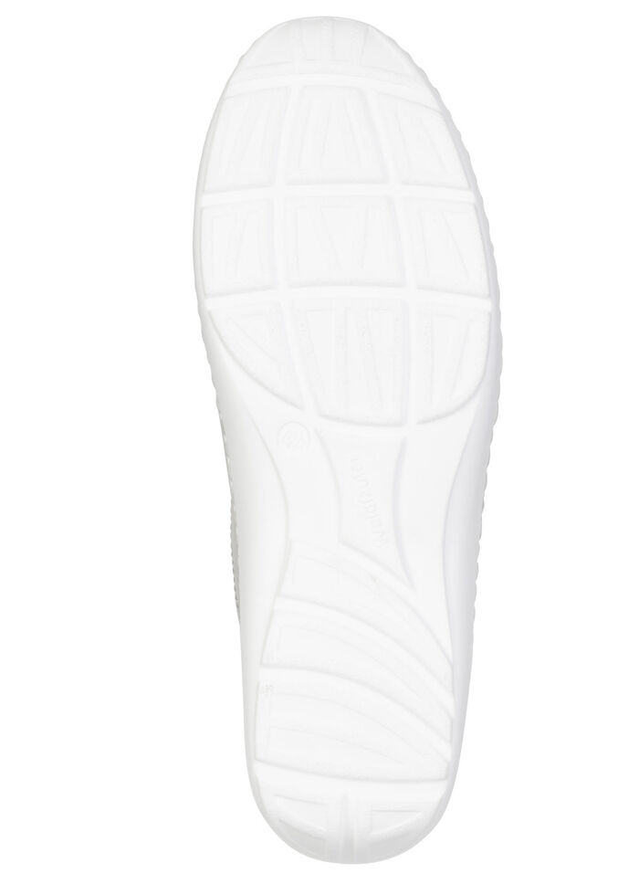 Waldläufer, bequeme Damen-Slipper, Weite H, mit herausnehmbarem Fussbett CHAMPAGNER