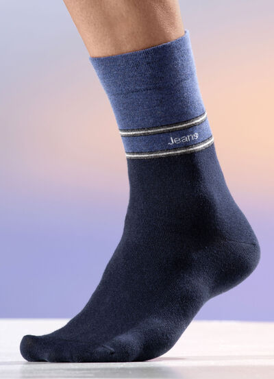 Fünferpack Socken mit druckfreiem Bund 