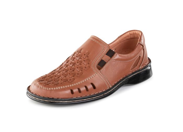GINO GALANTE, sommerliche Herren-Slipper, mit Gummizug 