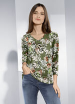 Shirt mit 3/4-langen Ärmeln 