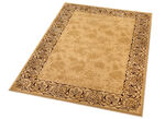 Gewebte Brücken und Teppiche mit Bordüre BEIGE