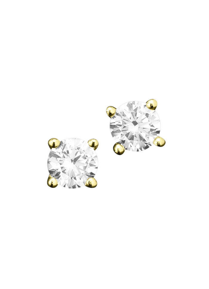 Ohrstecker in Weissgold mit Brillant  