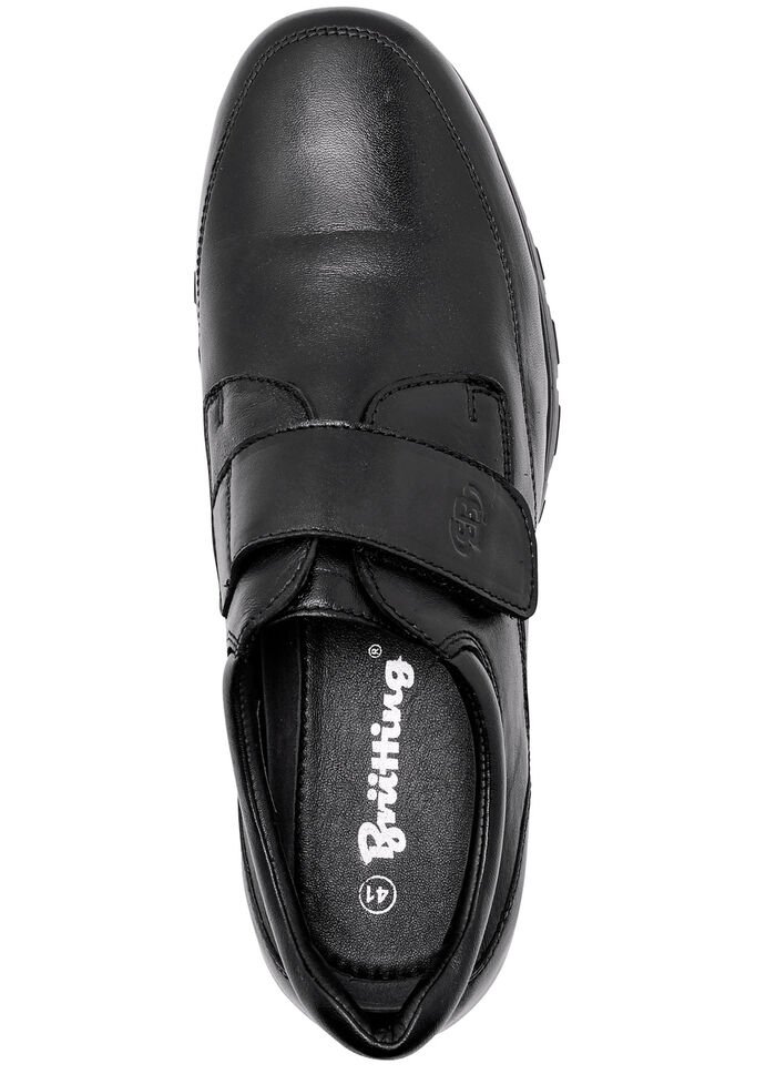 Leichte Herren-Slipper, mit herausnehmbarem Fussbett SCHWARZ