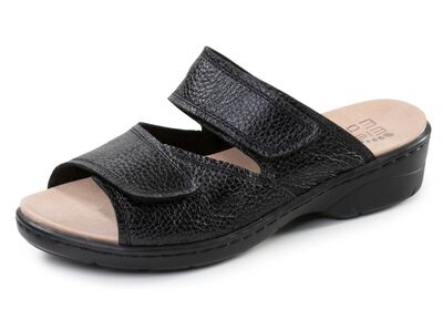 ELENA EDEN, bequeme Damen-Pantoletten, Weite H, mit herausnehmbarem Fussbett 