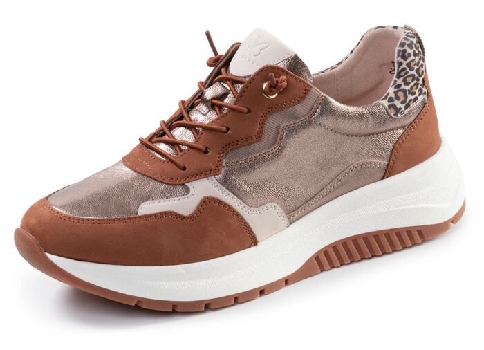 Caprice, trendige Damen-Sneaker, Weite G, mit herausnehmbarem Fussbett 