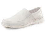 GINO GALANTE Slipper aus genarbtem Nappaleder NATURWEISS