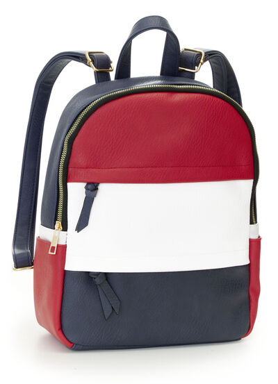 Rucksack in Color-Blocking-Optik 