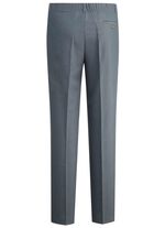 &laquo;Klaus Modelle&raquo;-Hose mit Bundfalten in 3 Farben RAUCHBLAU MELIERT