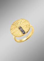 Pure Eleganz:Damenring mit 4 Roh-Diamanten 