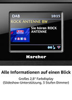 &laquo;Karcher&raquo; Internetradio mit CD-Spieler 
