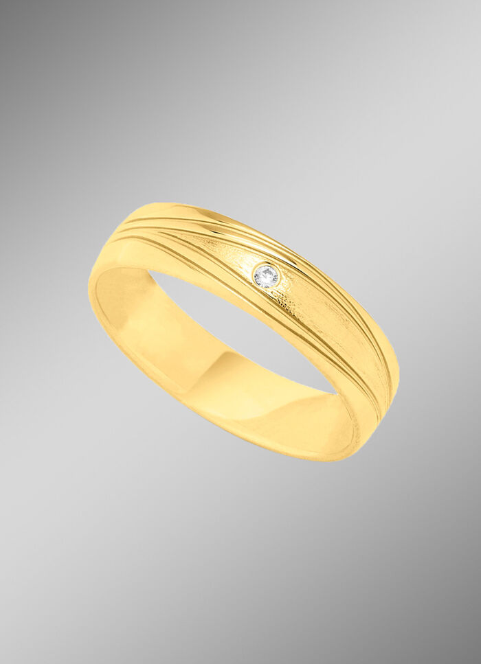 Feiner Brillant Trauring 