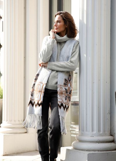 Longweste mit Fransen 