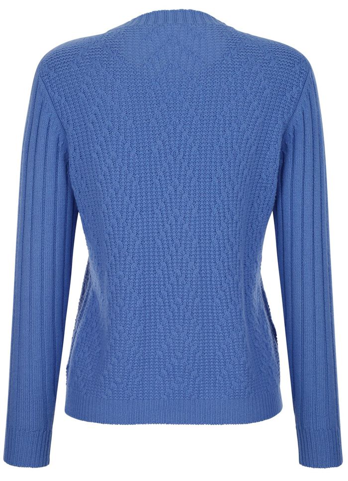 Pullover mit Schurwolle und Kaschmir-Anteil 