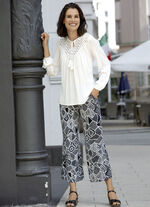 Tunika mit Bindeband ECRU