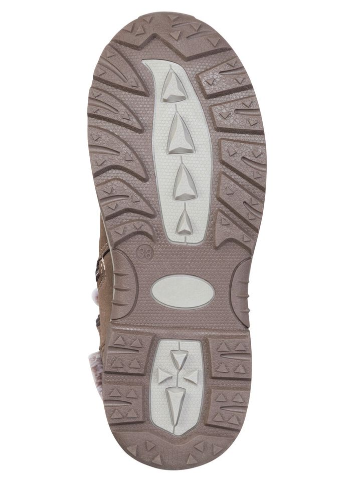 Gef&uuml;tterte Damen-Stiefel, Winterschuhe, mit Reissverschluss 