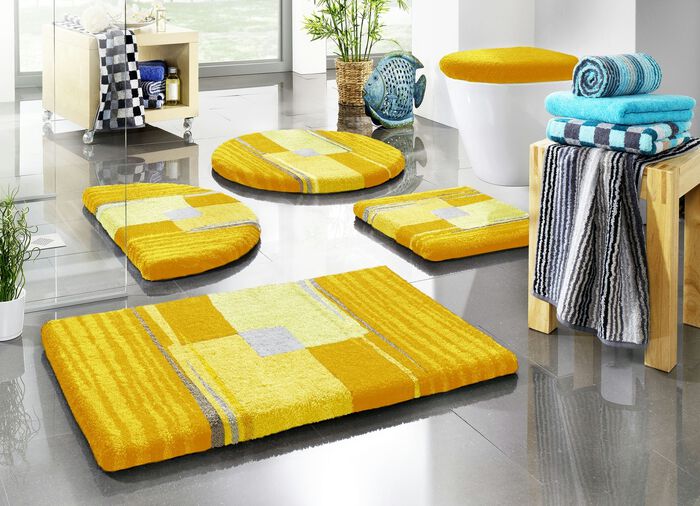 Badteppiche mit rutschhemmender R&uuml;ckseite 