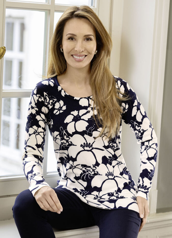 Pullover in Feinstrick 
