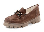 Waldläufer Loafer aus Veloursleder BRAUN