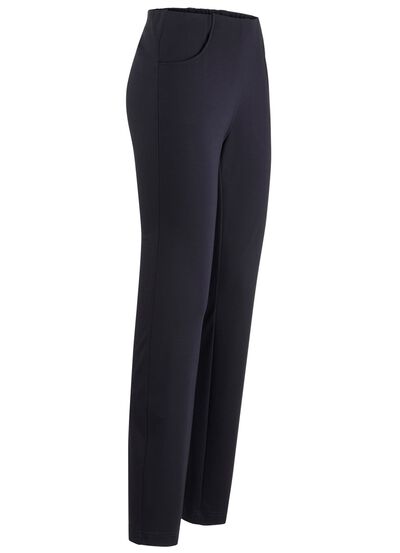 Hose mit angeschnittenem Bund 