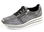 ELENA EDEN, bequeme Damen-Sneaker, Weite G, mit herausnehmbarem Fussbett ALTSILBER