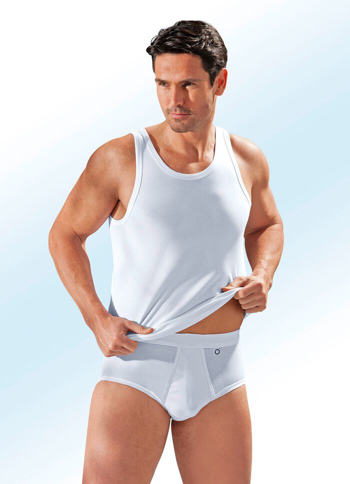 Pfeilring Dreierpack Sportjacken aus Feinjersey, weiss 