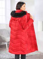 Mantel mit abnehmbarer Kapuze 