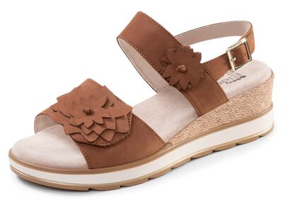 ELENA EDEN, leichte Damen-Sandaletten, Weite G, mit Klettverschluss 