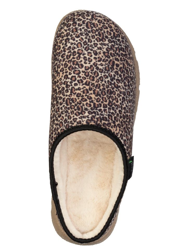 Laurina, modische Damen-Hausschuhe, mit Pl&uuml;sch 