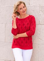 Pullover mit Rautendessin 