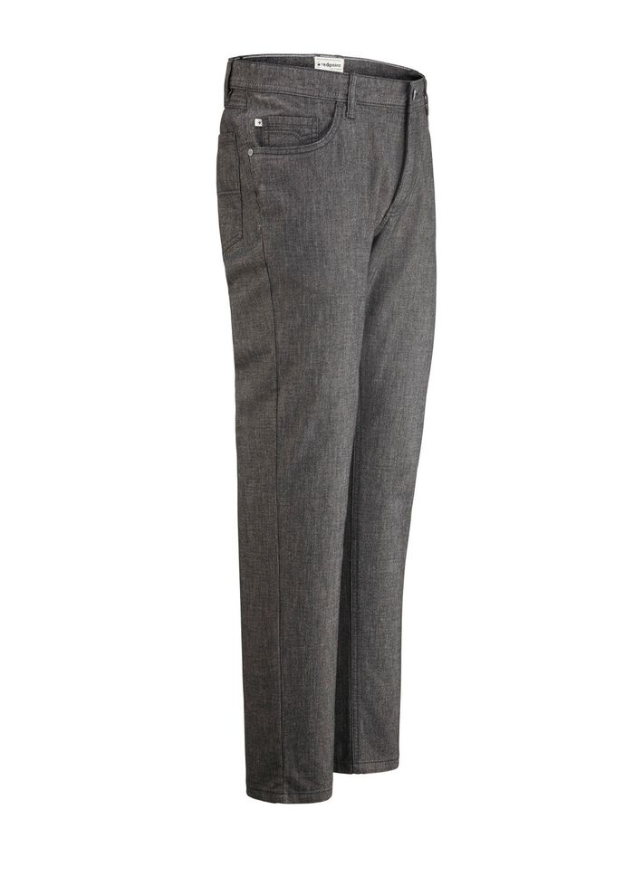 &laquo;Redpoint&raquo;-Hose in Wolloptik in 3 Farben DUNKELGRAU MELIERT