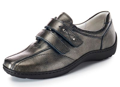 Waldl&auml;ufer, bequeme Damen-Slipper, Weite H, mit herausnehmbarem Fussbett 