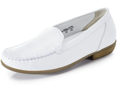 Waldläufer Mokassin-Slipper aus edlem Rind-Nappaleder  Waldläufer Mokassin-Slipper aus edlem Rind-Nappaleder