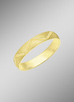 Eleganter Partnerring in vergoldetem Silber 925/- fein 