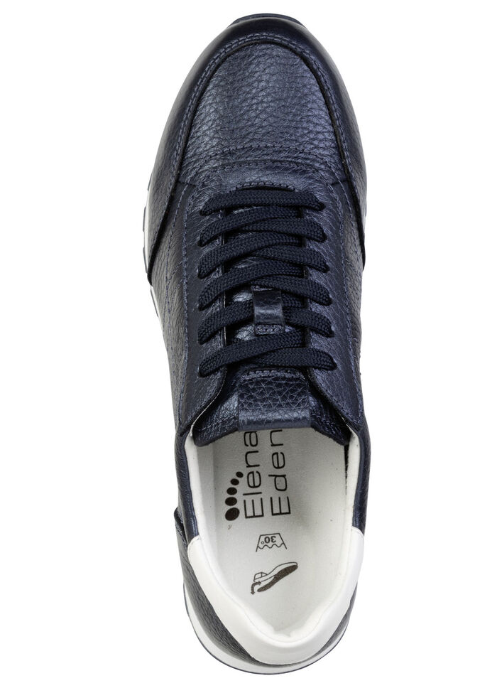 ELENA EDEN, komfortable Damen-Sneaker, Weite G, mit herausnehmbarem Fussbett MARINE
