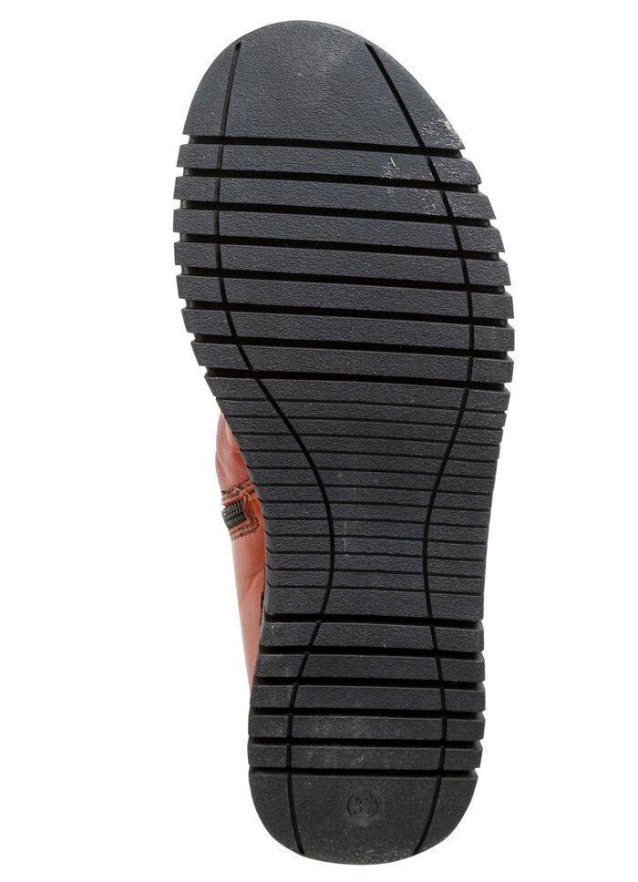 Gemini Stiefelette mit Raffung und dekorativen Kn&ouml;pfen 