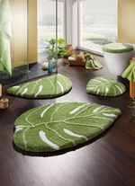 Barfussweiche Badgarnitur in Supersoft-Qualit&auml;t GR&Uuml;N