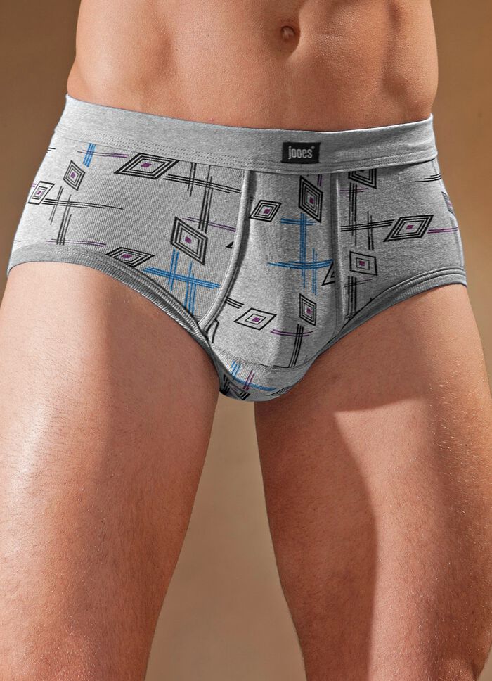 F&uuml;nferpack Slips aus Feinripp mit Eingriff 