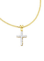 Kreuz-Anhänger mit Panzerkette