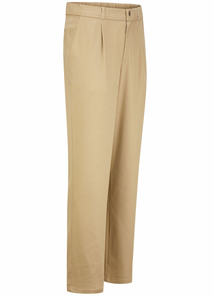 Hose von «Klaus Modelle» mit Gummibund in 3 Farben CAMEL