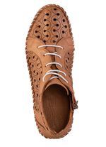 Gemini Bootie mit Knitter-Struktur 