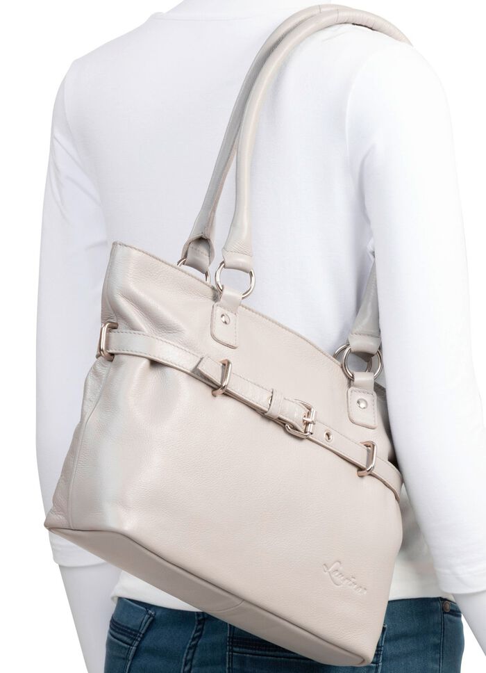 Laurina, Tasche, Damen, mit abnehmbarem, verstellbarem Ziergurt KIESEL