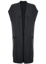 Gilet aus Kaschmir ANTHRAZIT