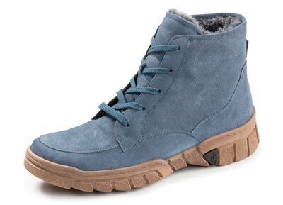 Waldl&auml;ufer, gef&uuml;tterte Damen-Stiefeletten, Winterschuhe, Weite H, mit herausnehmbarem Fu&szlig;bett 