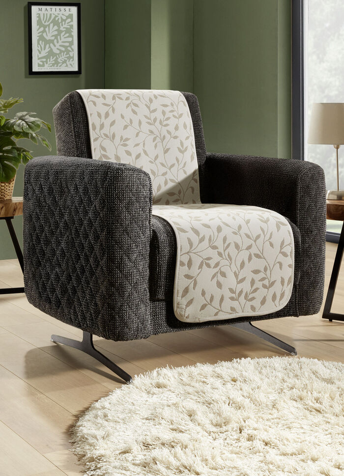 Sessel- und Armlehnenschoner mit Anti-Rutsch-R&uuml;ckseite 